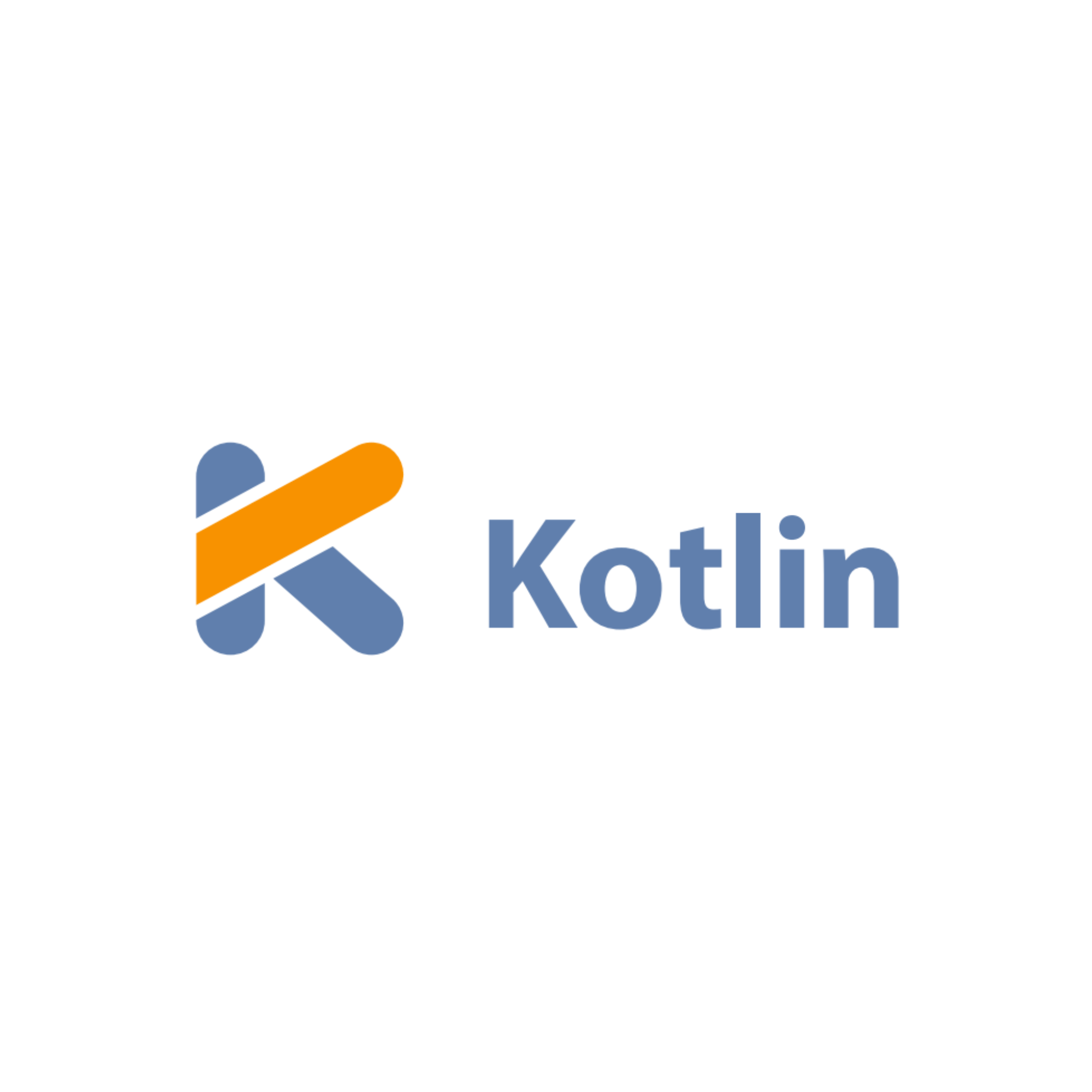 Kotlin logo with a modern design representing the programming language.