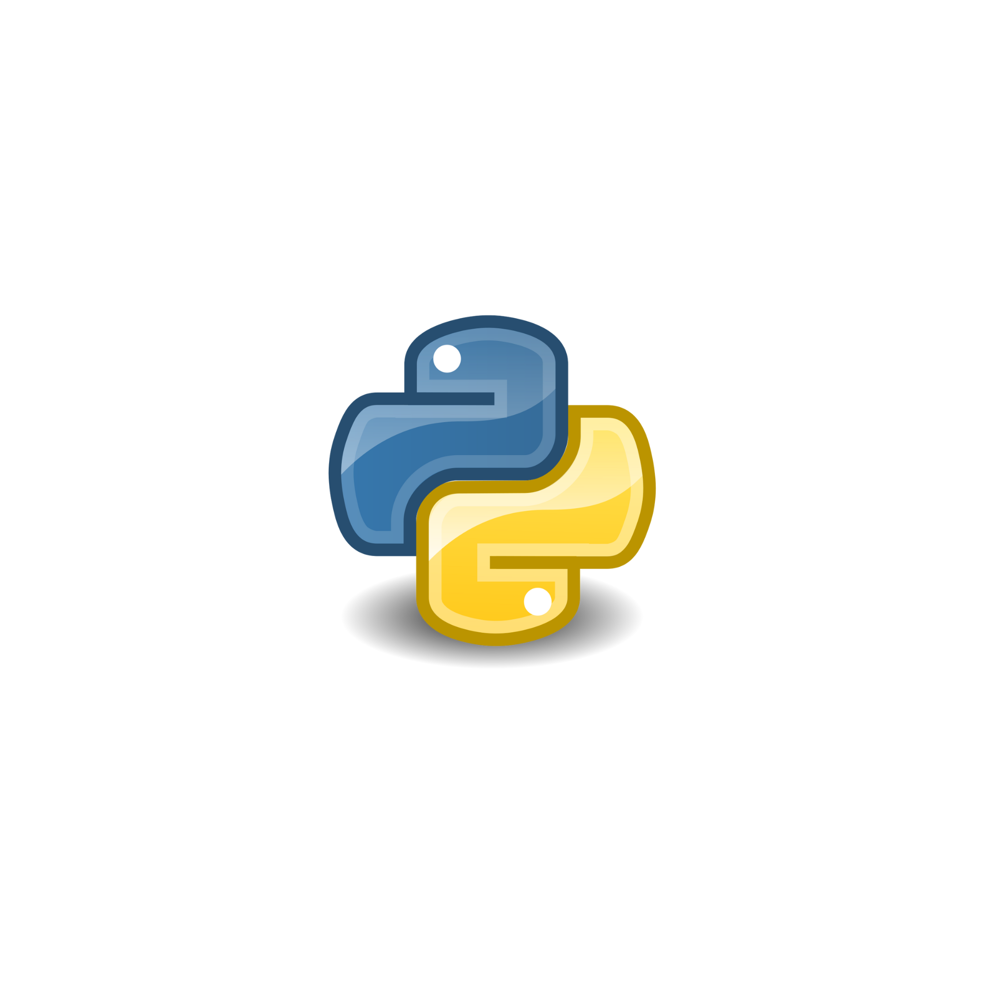 A Python logo prominently displayed with a background of code snippets.