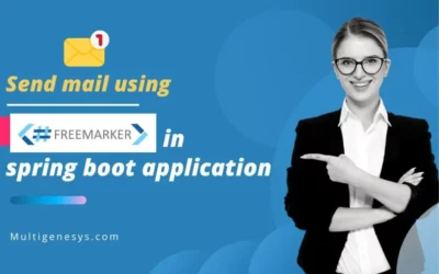 Send mail using freemarker in spring boot application